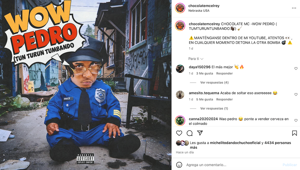 ¡Wow Pedro se roba el show! Chocolate MC vuelve a coronarse en las redes sociales 2 Wow Pedro Chocolate MC Foto 1