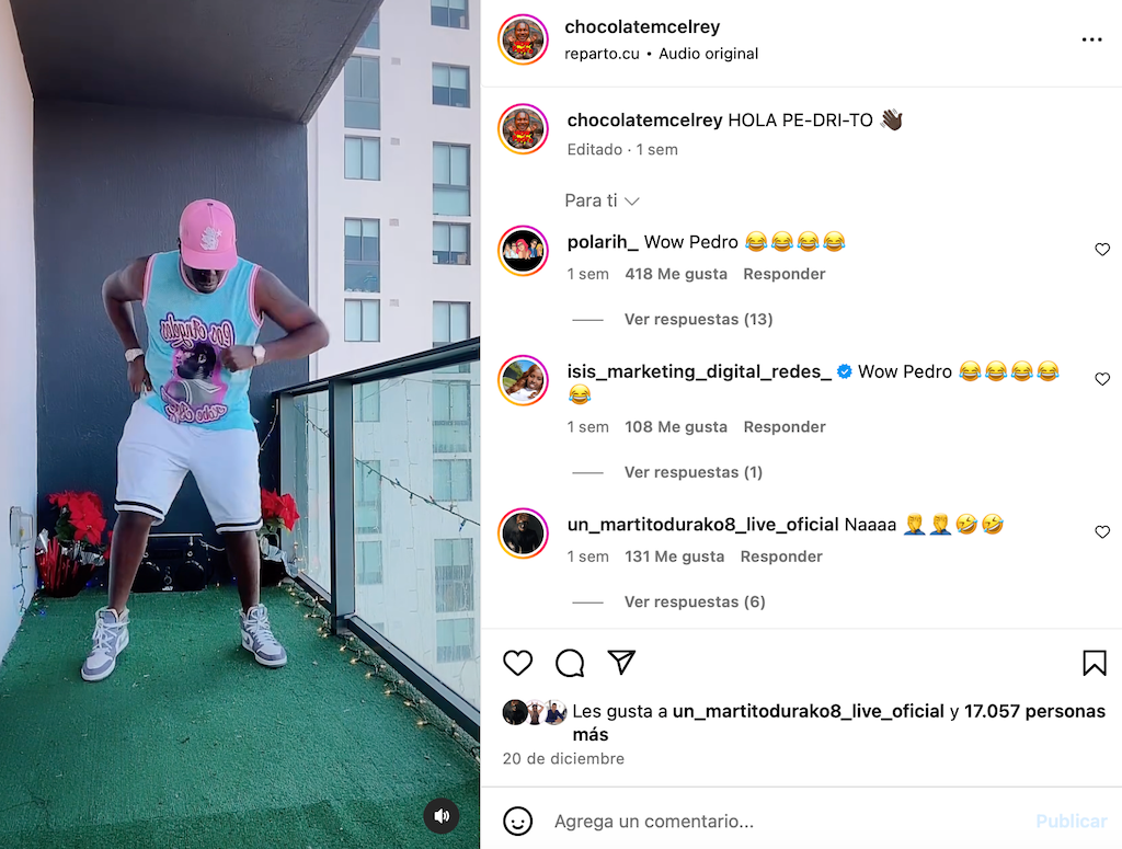 ¡Wow Pedro se roba el show! Chocolate MC vuelve a coronarse en las redes sociales 1 Wow Pedro Chocolate MC